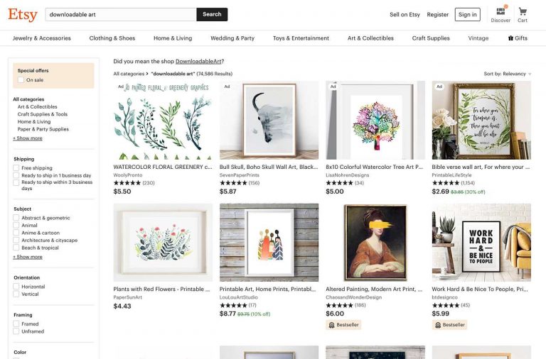 Top 14 Art Sites To Find Art Online: Buy, Print, Or Download