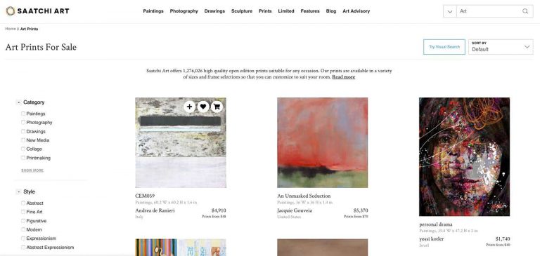 Top 14 Art Sites To Find Art Online: Buy, Print, Or Download