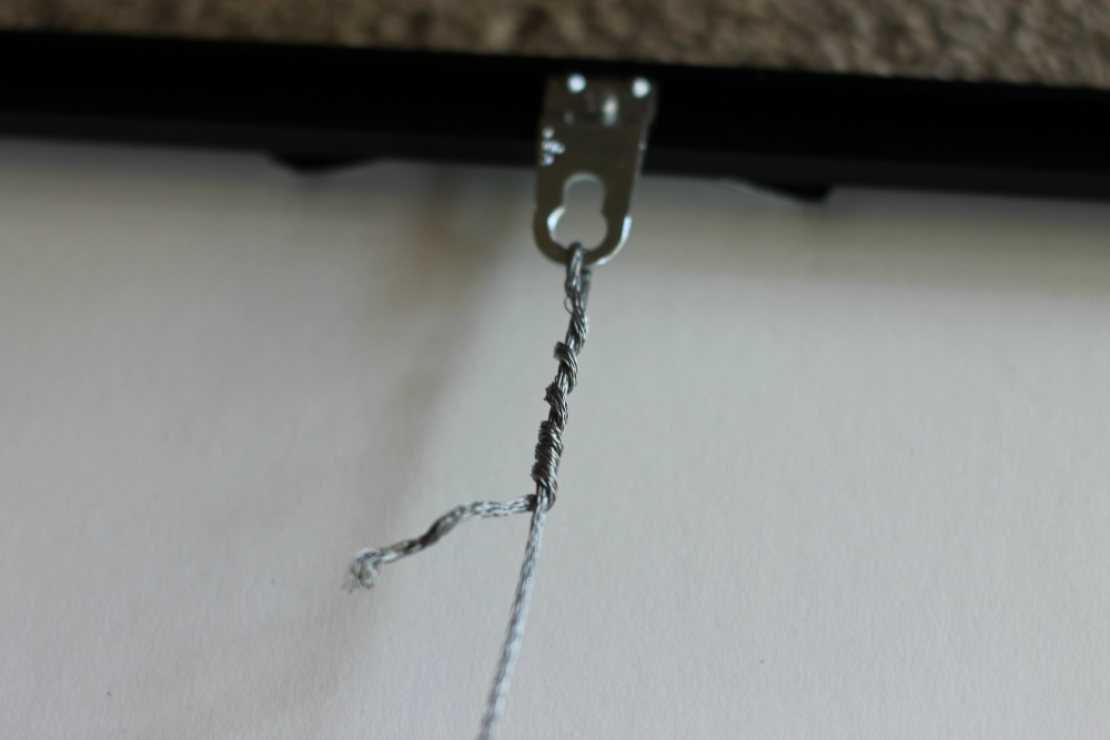 How to Attach Wire to the Back of Your Photo Frame