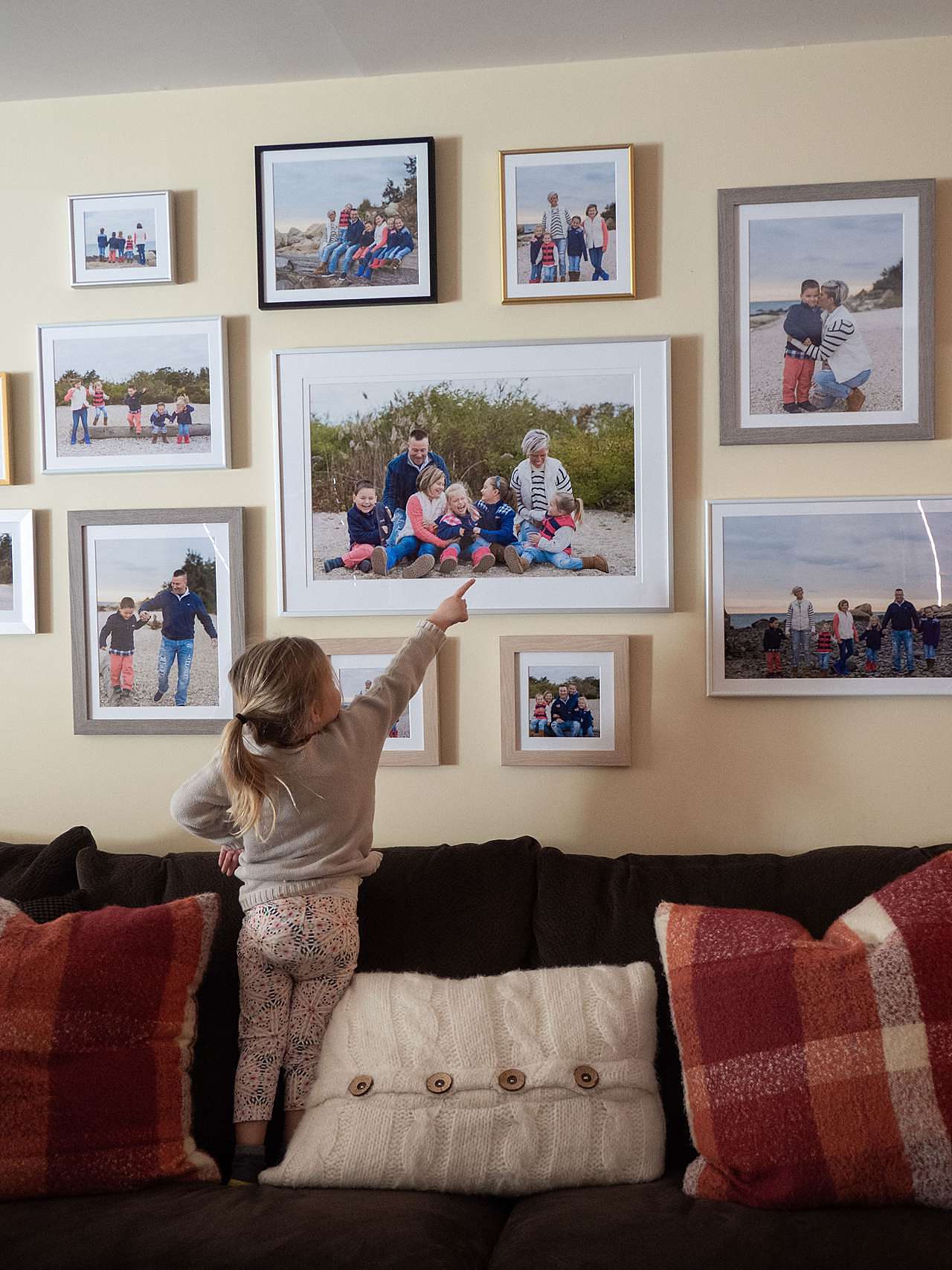 Large Picture Frames Grand Displays And How To Style Them