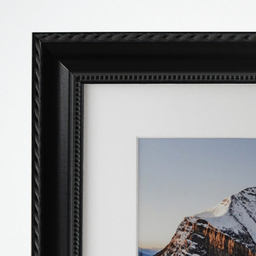 ornate black picture frame