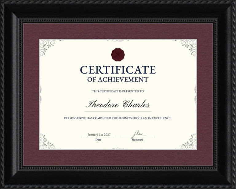 The Definitive Guide To Certificate Frames