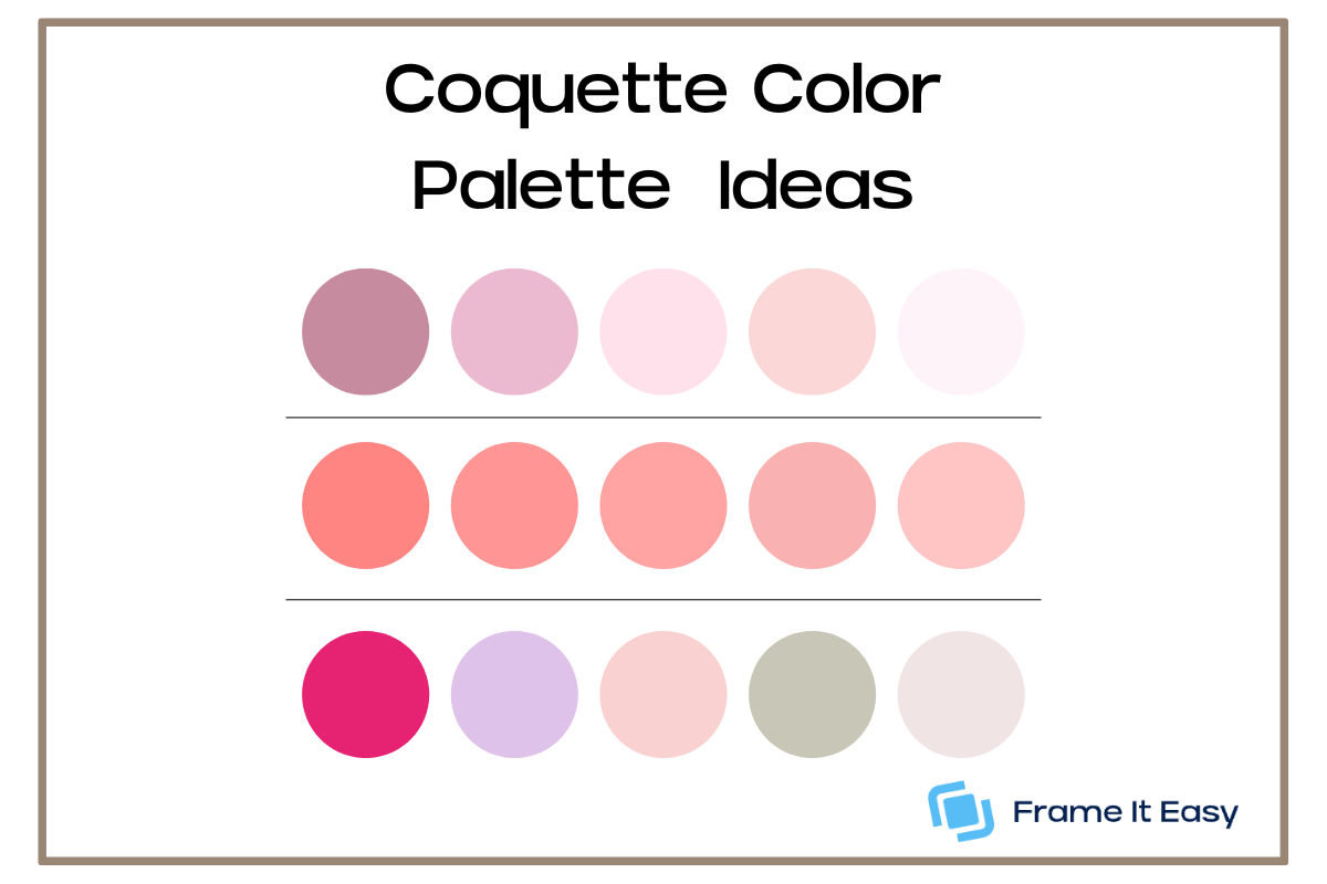 Coquette Aesthetic Color Palette  Ideas 