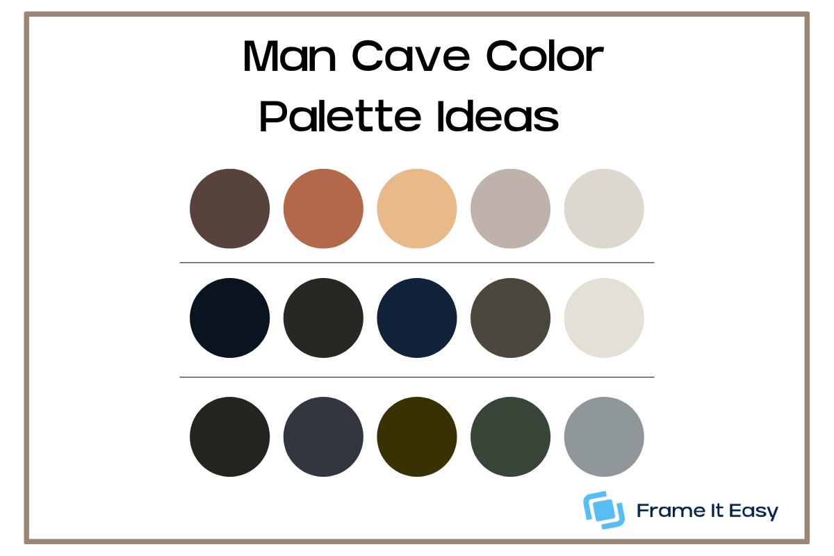 Man Cave Color Palette Ideas
