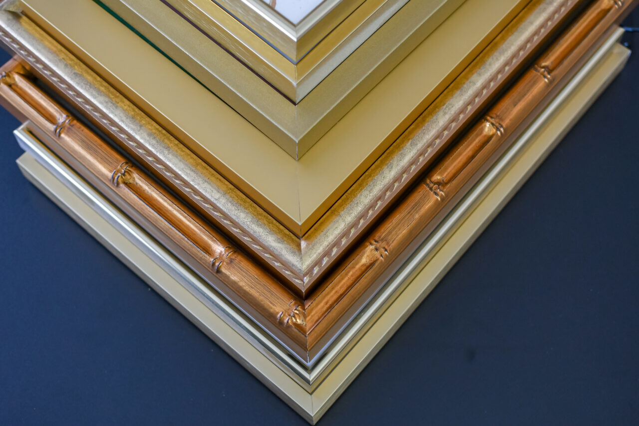 bulk picture frame orders - gold picture frames