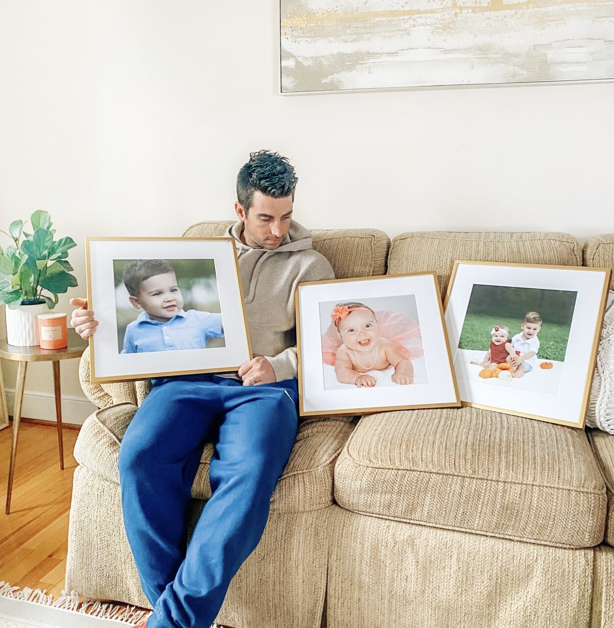 framed family photos